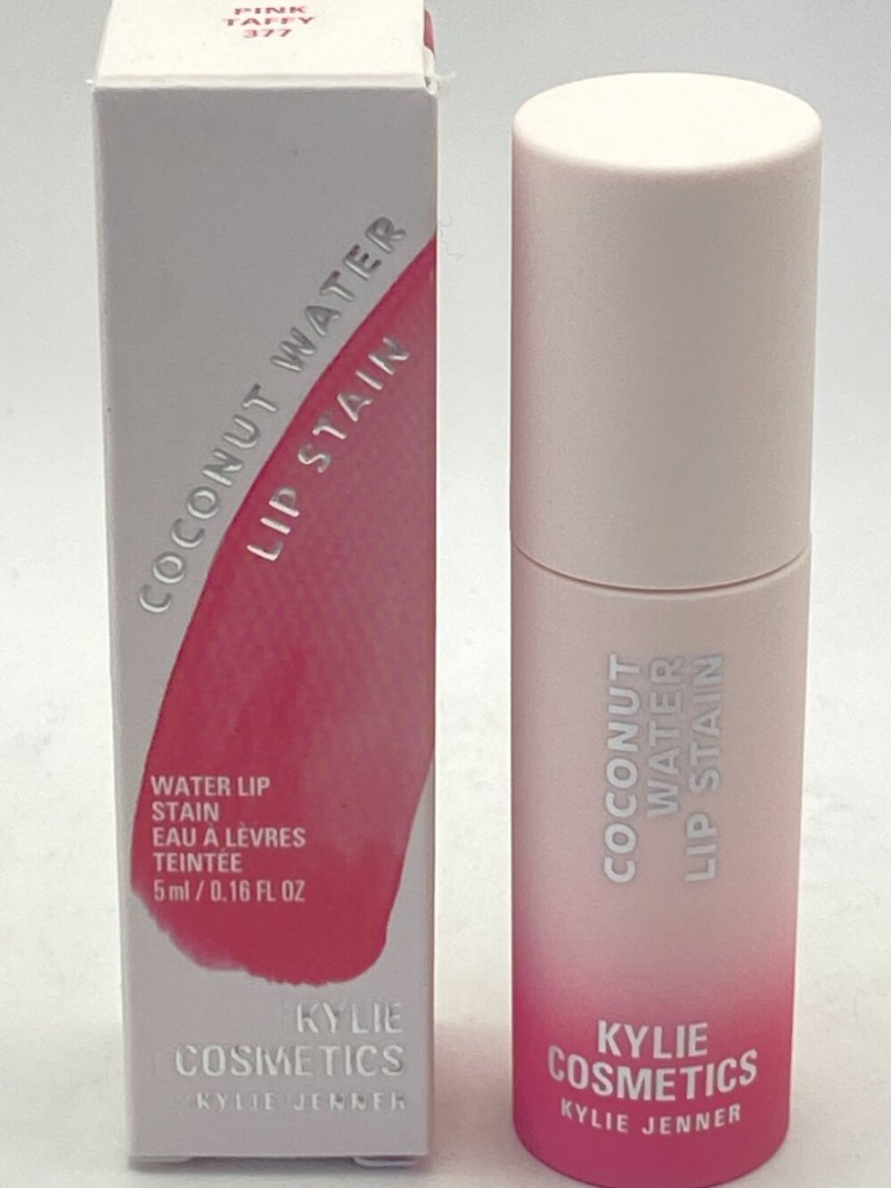 NEW Kylie Cosmetics Coconut Water Lip Stain - Pink Taffy (377) - 5 mL / 0.16 fl